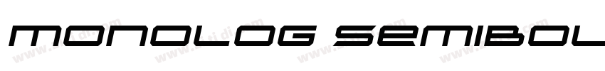 Monolog SemiBold字体转换